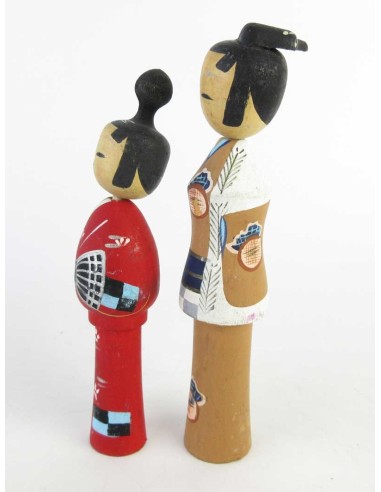 Kokeshi - Set of 2 Dolls