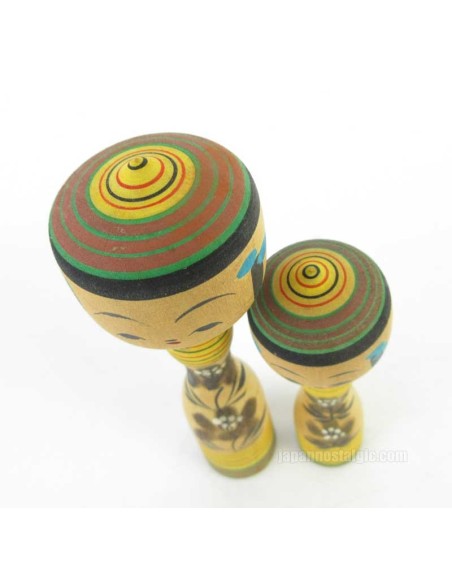 Kokeshi - Set of 2 Dolls
