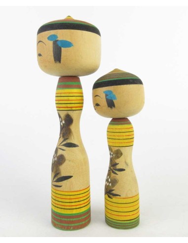 Kokeshi - Set of 2 Dolls