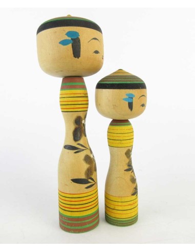Kokeshi - Set of 2 Dolls