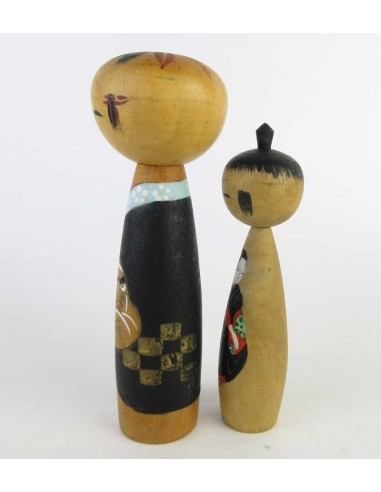 Kokeshi - Set of 2 Dolls