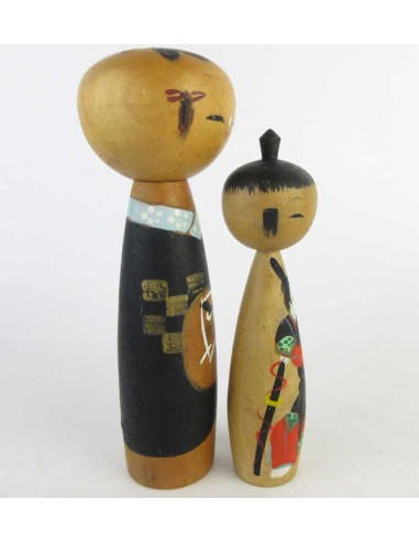 Kokeshi - Set of 2 Dolls
