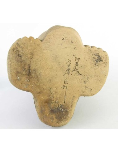 Japanese antique ceramic racoon dog, Tanuki