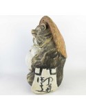 Japanese antique ceramic racoon dog, Tanuki
