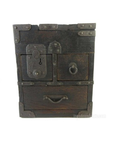 Japanese Antique Wooden Small Chest