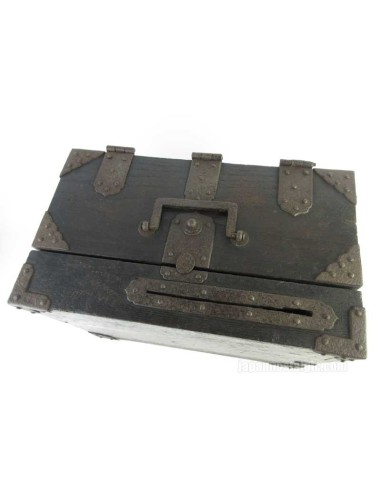 Japanese Antique Wooden Small Chest