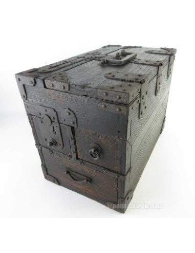 Japanese Antique Wooden Small Chest