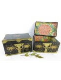 Boite vintage japonaise en bois