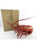 Japanese Vintage Kutani ware, Ise-ebi (spiny lobster), by Seika pottery