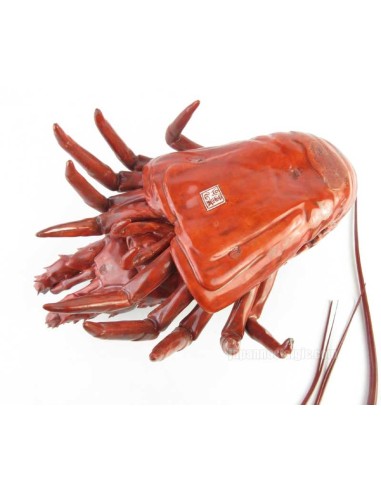 Japanese Vintage Kutani ware, Ise-ebi (spiny lobster), by Seika pottery