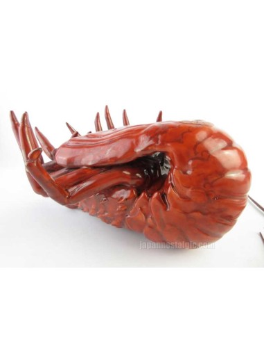 Japanese Vintage Kutani ware, Ise-ebi (spiny lobster), by Seika pottery