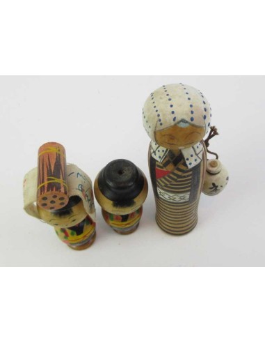 Kokeshi - Set of 2 Dolls