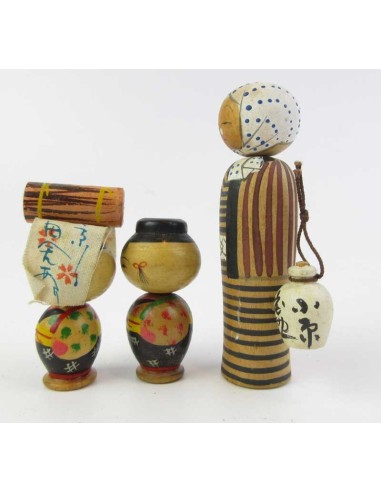 Kokeshi - Set of 2 Dolls