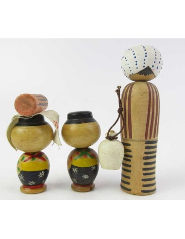 Kokeshi - Set of 2 Dolls