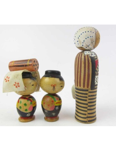 Kokeshi - Set of 2 Dolls