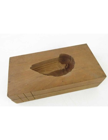 Japanese Vintage Wooden Kashigata(Sweets Mold), Spiny Lobster and Hard Clams