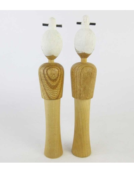 Unique Kokeshi - Set of 2 Dolls