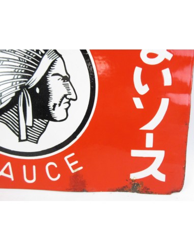 Japanese vintage Enamel Sign
