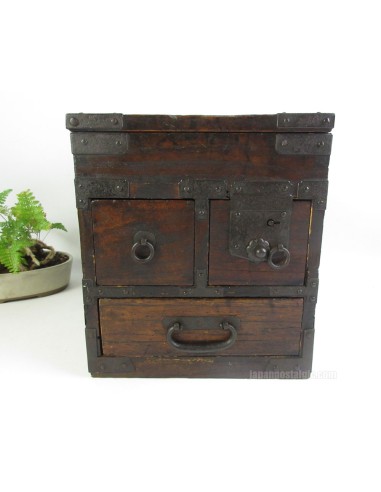 Japanese Antique Wooden ink stone drawer