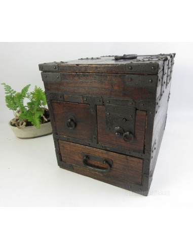 Japanese Antique Wooden ink stone drawer