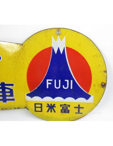 Japanese vintage Enamel Sign