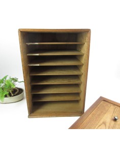 Japanese Antique Wooden ink stone drawer 2