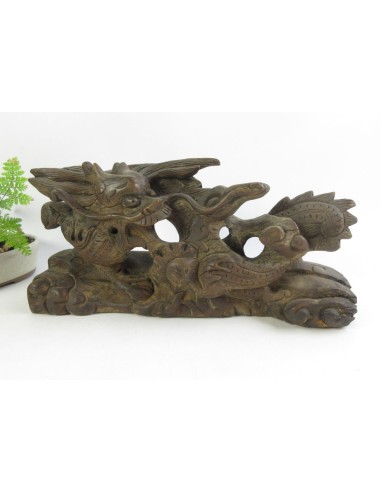 Japanese Antique Wood Carving - Dragon