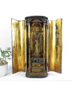 Vintage Pokkuri Geta, Girls Japanese lacquered tall clogs